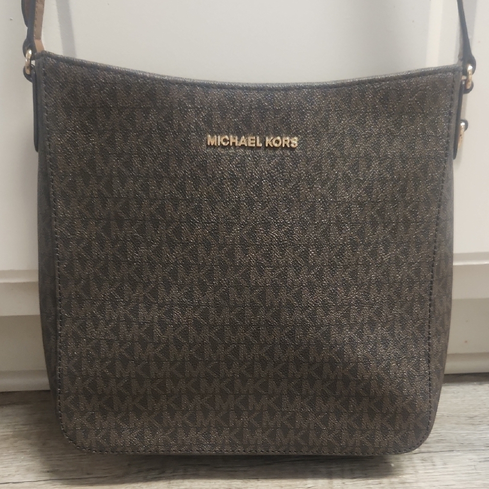 Michael Kors Dark Brown Crossbody Bag - Picture 14 of 15